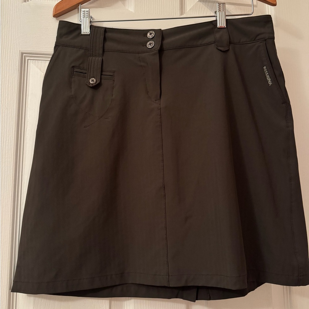 Rossignol olive (dark green) hiking skirt, size L outdoor